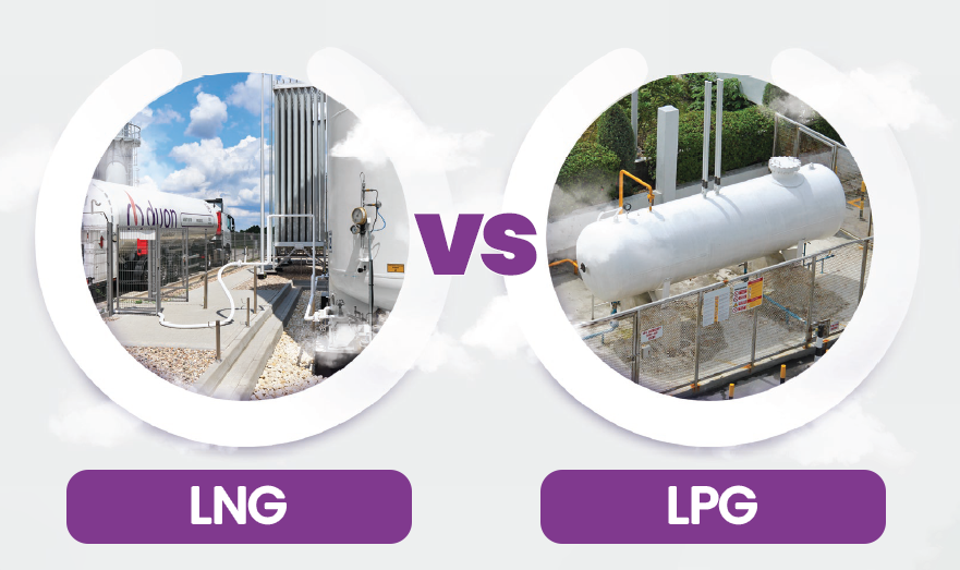 Porównanie stacji - LPG a LNG LNG vs LPG