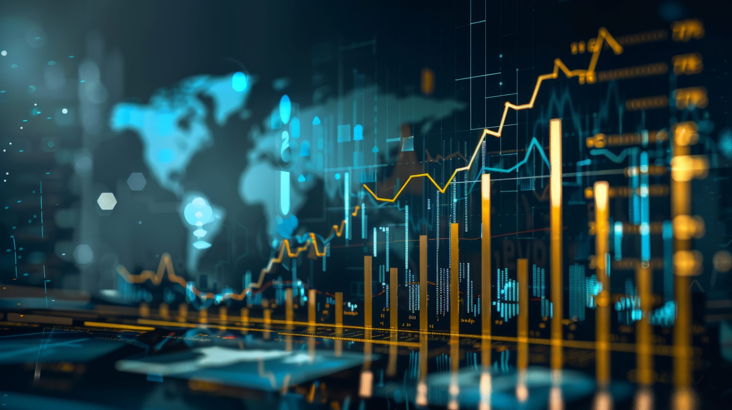 Global gold business investment market stock currency on growth finance economy money background with financial profit diagram or golden graph bank exchange and invest chart price foreign trade. Obecna cena gazu podlega silnym wahaniom.