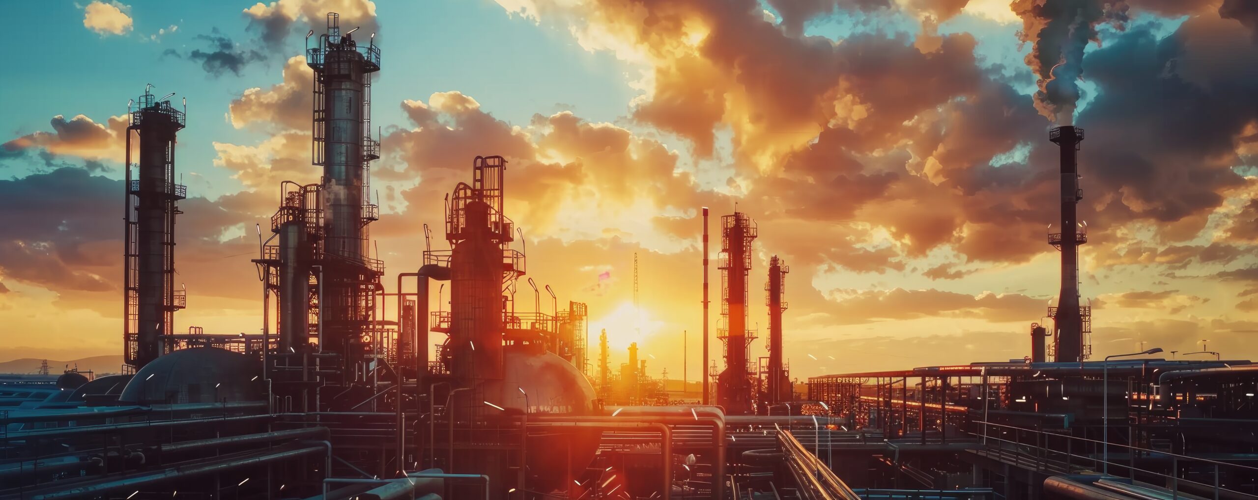 Industrial landscape at sunset Transformację energetyczną w Polsce trzeba zacząć od realnej i kompleksowej wizji dekarbonizacji gospodarki.